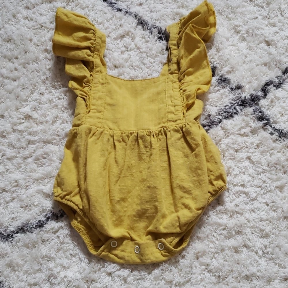 Mustard yellow Romper